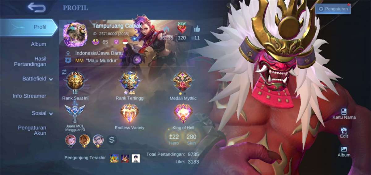 Akun Mobile Legend